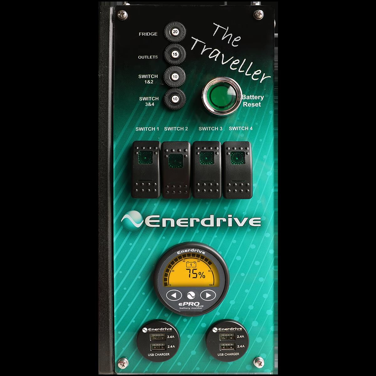 TRAVELLER POWER SYSTEM WITH EPRO+ BATTERY MONITOR - RIGHT MOUNT, , scaau_hi-res