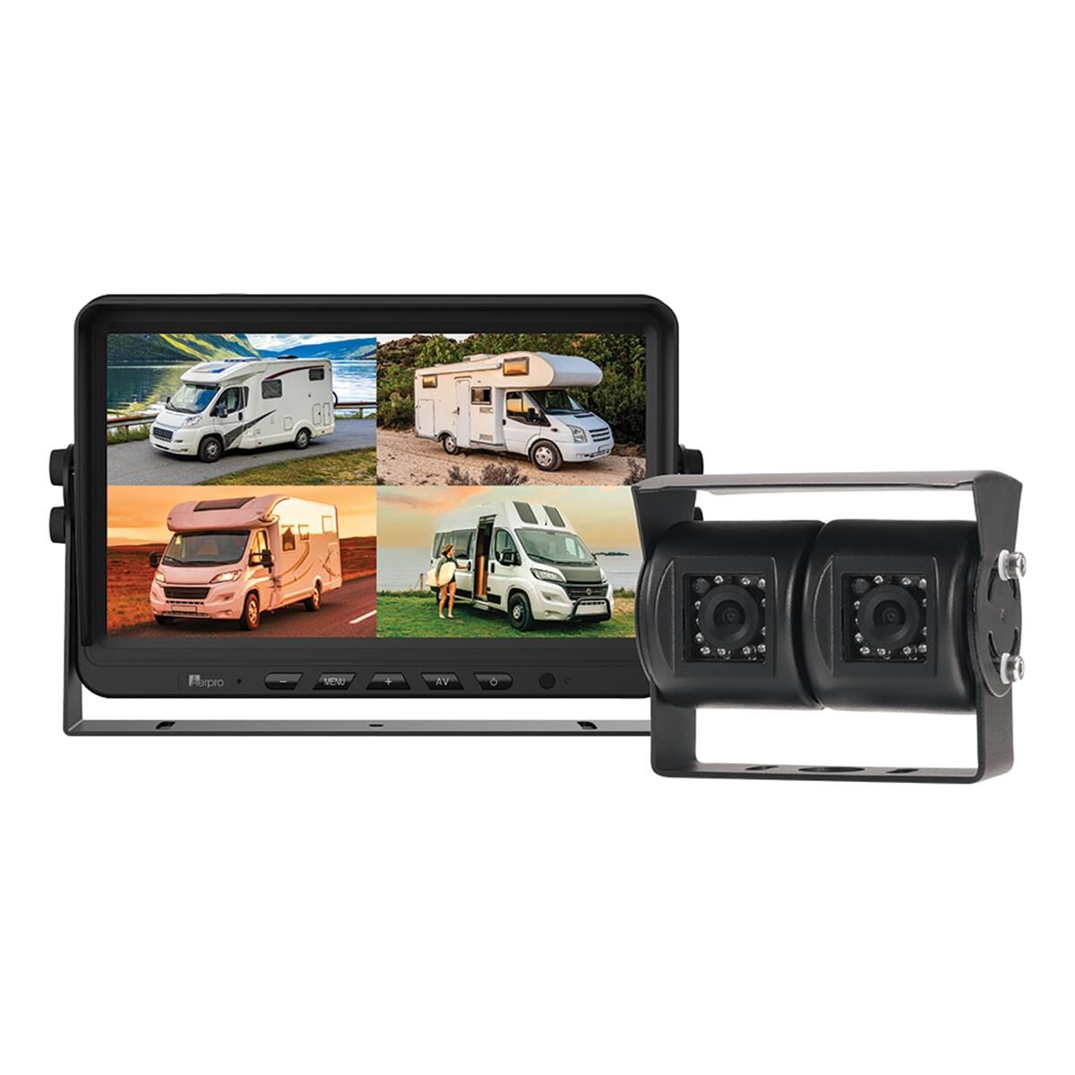 10" MOTORHOME REAR-VIEW CAMERA KIT WITH DVR, , scaau_hi-res