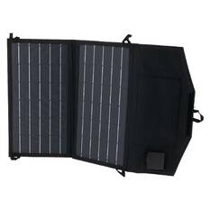 20W PORTABLE FOLD SOLAR PANEL 560mm x 355mm x 15mm BLACK, , scaau_hi-res