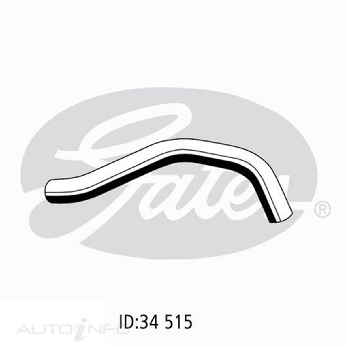 05-1981 GATES RADIATOR HOSE, , scaau_hi-res