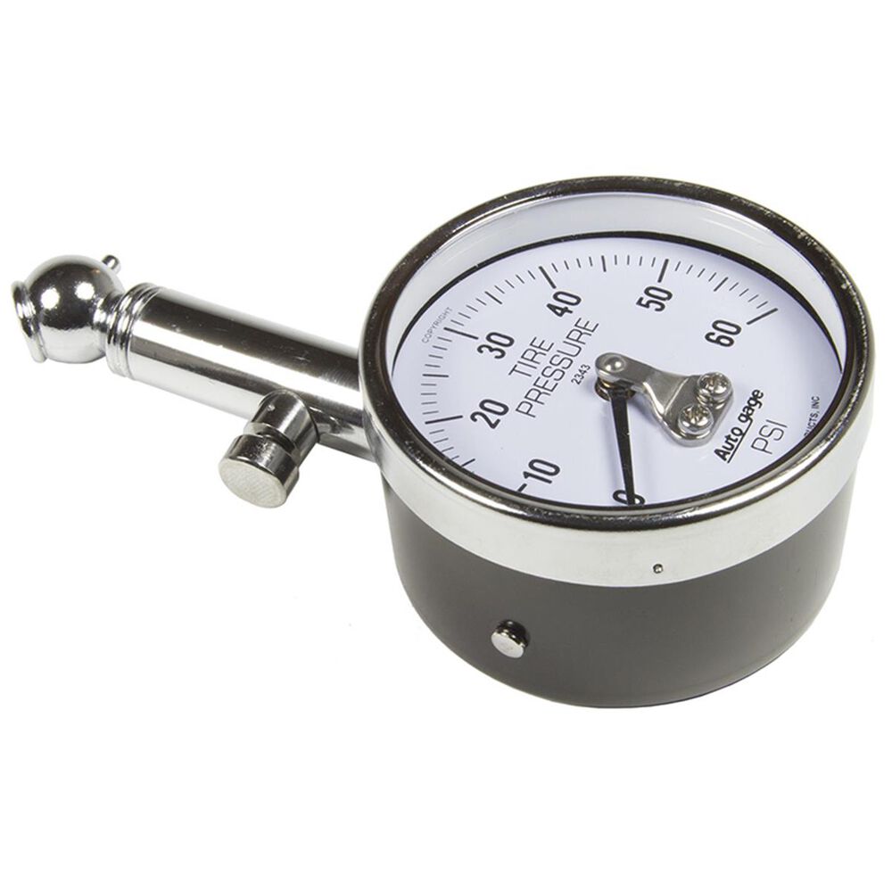 Autometer Tyre Pressure Gauge 60 PSI, AU2343 Supercheap Auto