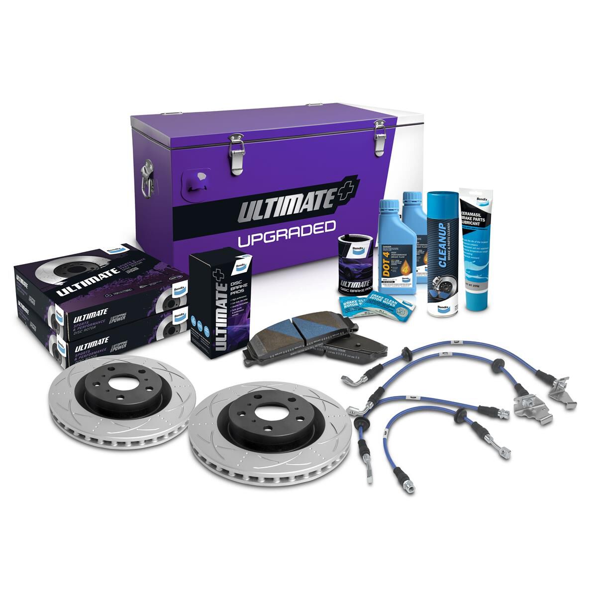 ULTIMATE+ PERFORMANCE BRAKE UPGRADE KIT BUK506F ULT+, , scaau_hi-res