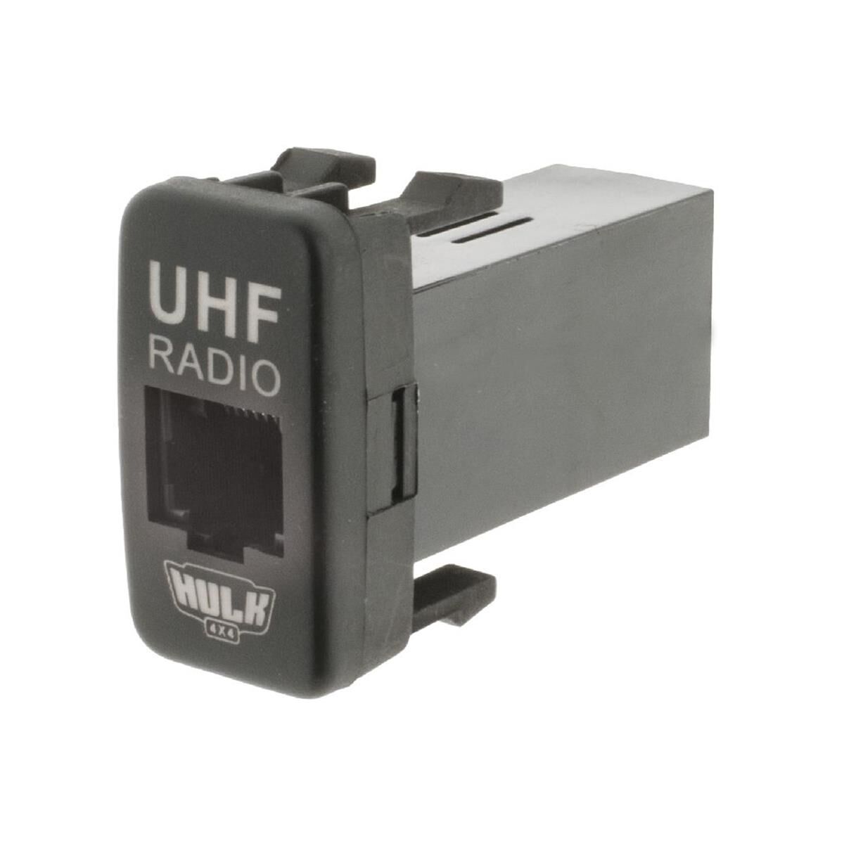 RJ45 UHF SOCKET OE RPL T/S EARLY TOYOTA BLUE LED 40 x 22mm, , scaau_hi-res