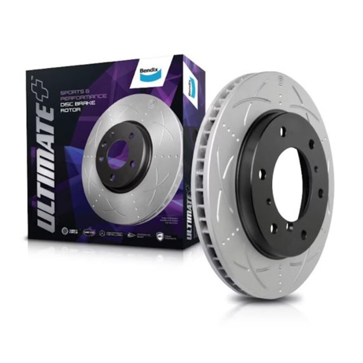 Bendix ULT+ Brake Rotor - BR9607 ULT+, , scaau_hi-res