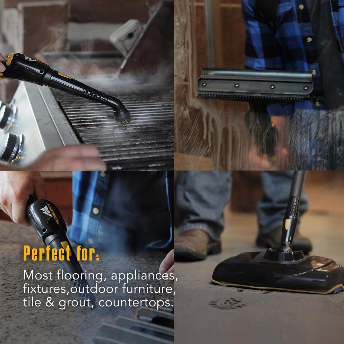 MCCULLOCH MC1385 DELUXE CANISTER STEAM CLEANER, , scaau_hi-res