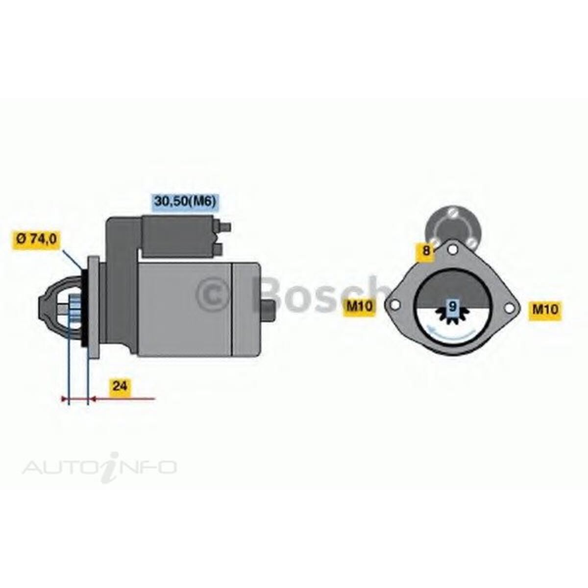 Bosch 0001115045 Starter 