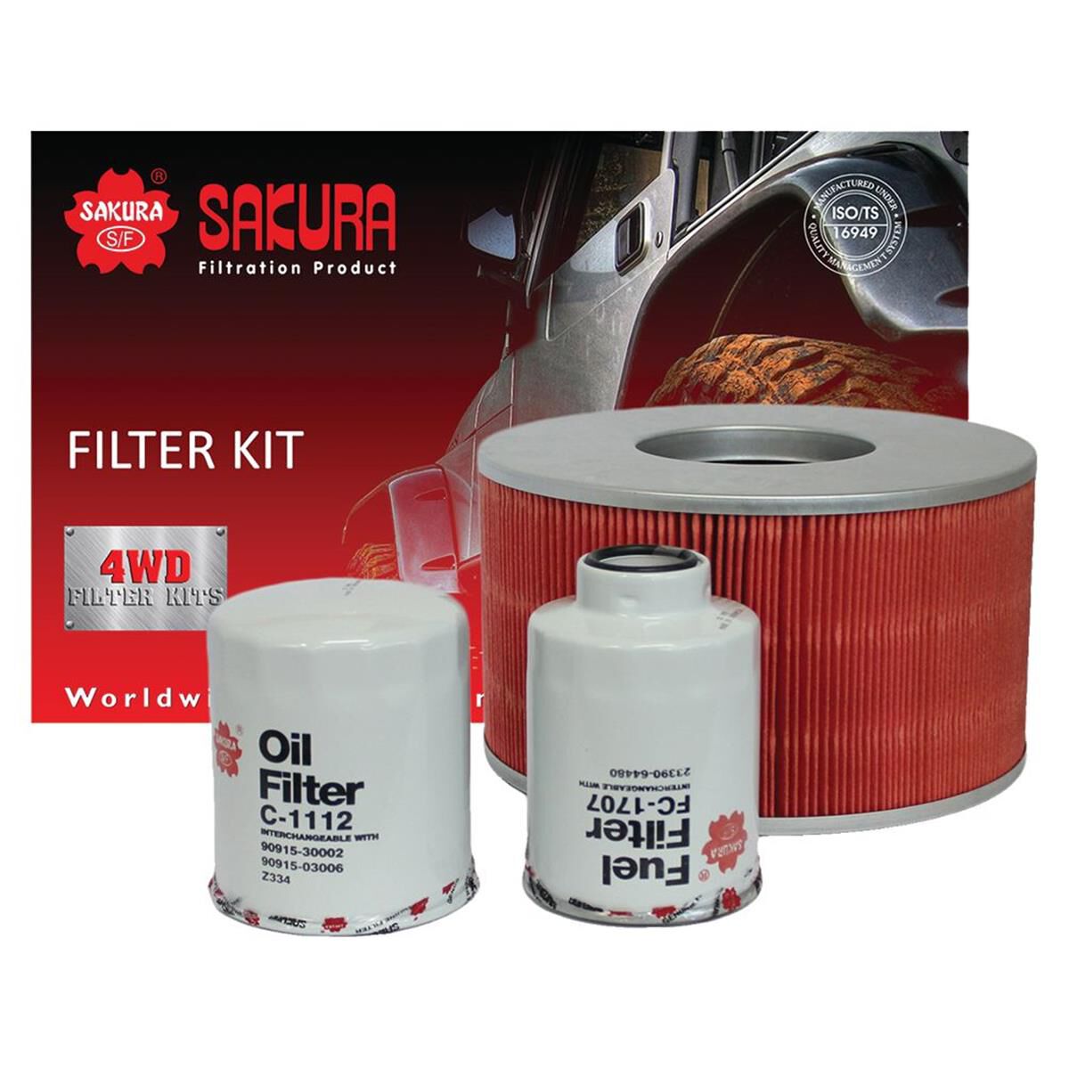 FILTER KIT OIL AIR FUEL TOYOTA, , scaau_hi-res