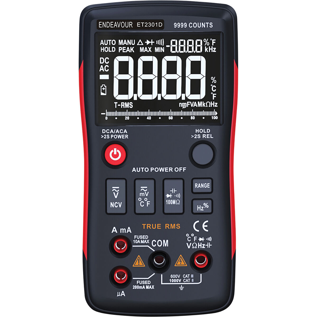 AP MULTIMETER AUTORANGING NCV 9000 COUNTS, , scaau_hi-res