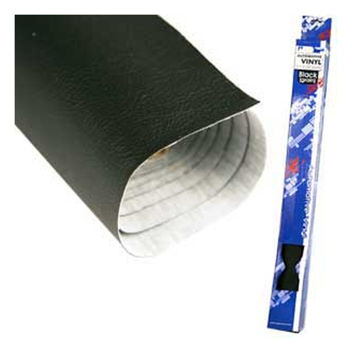 .7 X 2M MINI ROLL BLACK VINYL COURSE GRAIN, , scaau_hi-res