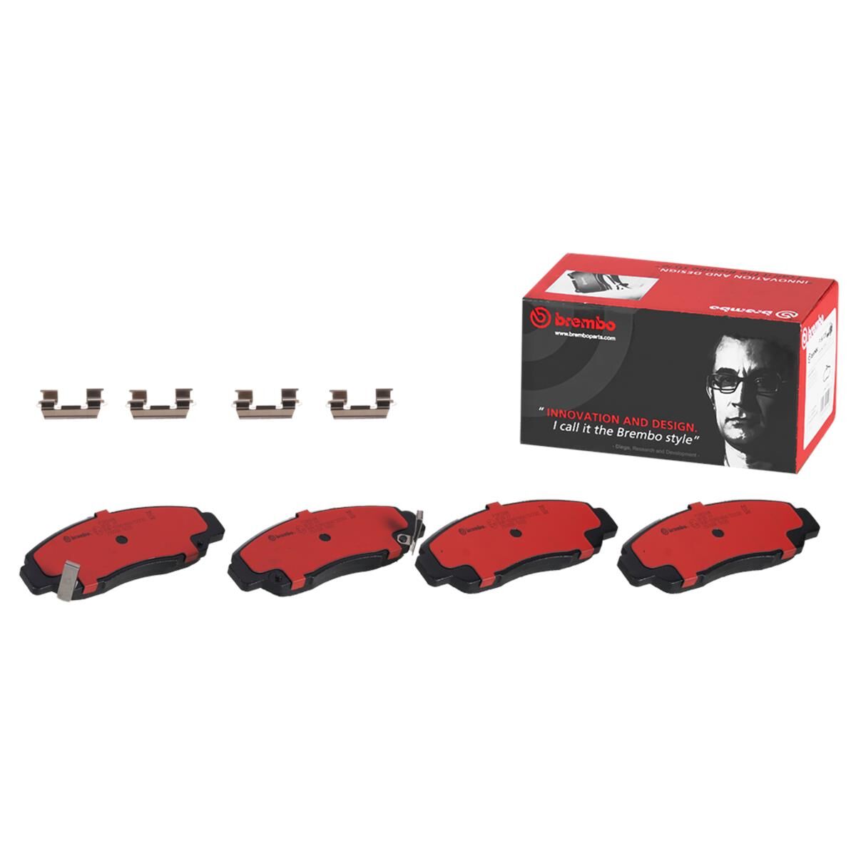 BREMBO DISC PAD SET NAO CERAMIC, , scaau_hi-res