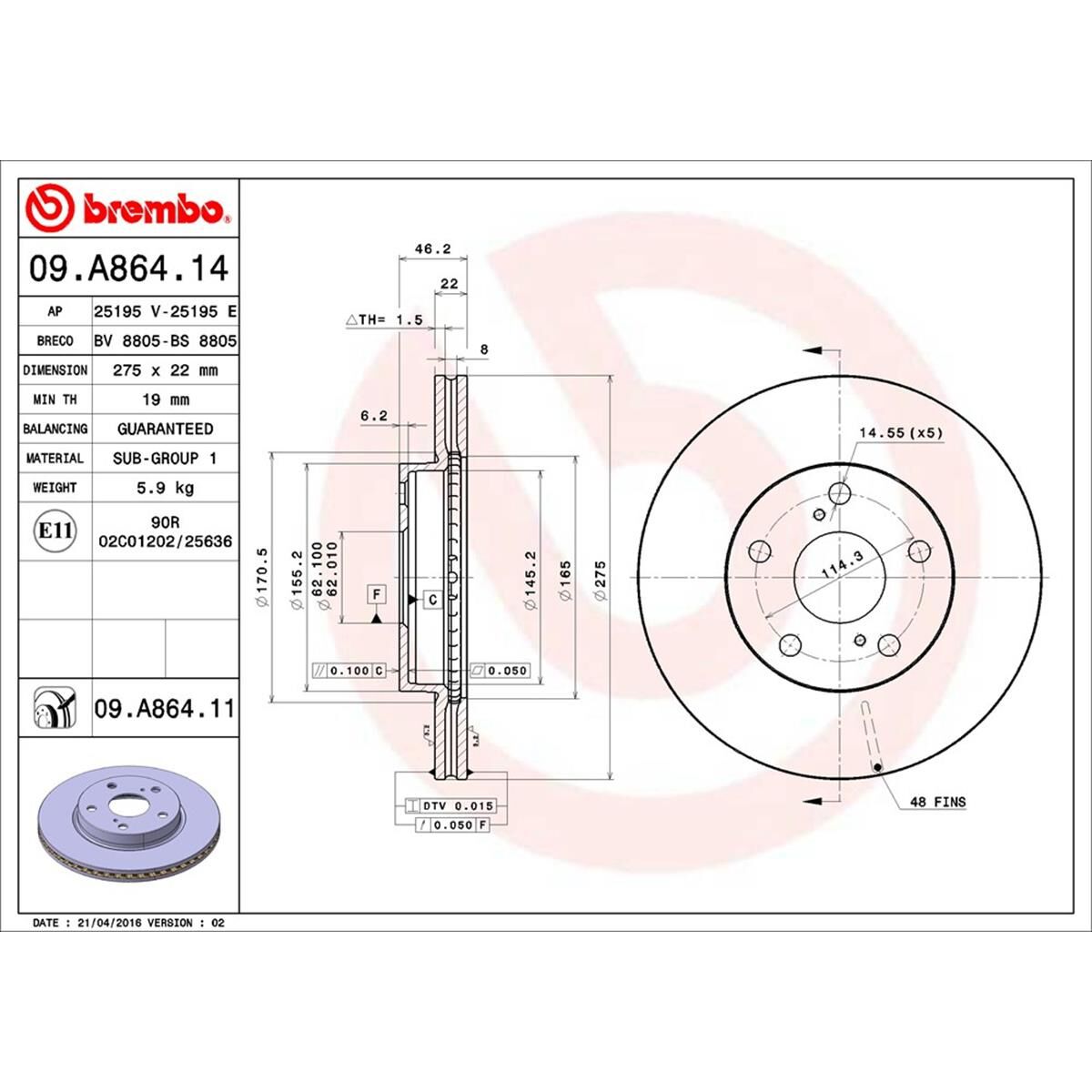 BREMBO DISC ROTOR, , scaau_hi-res