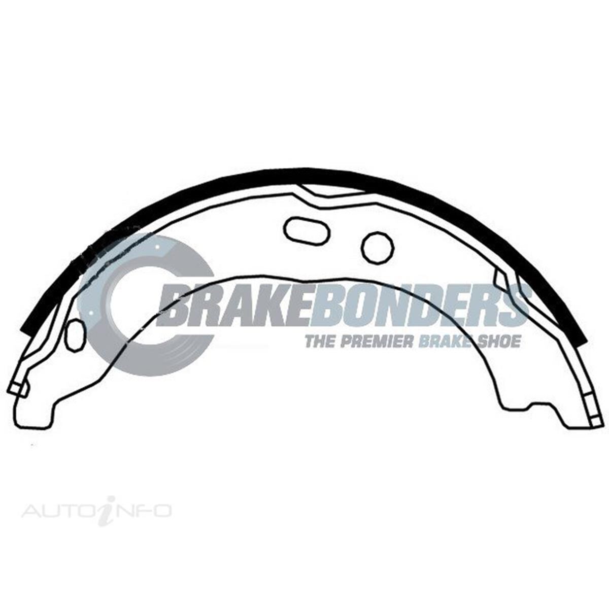 Brake Shoes - Citroen / Fiat / Peugeot Parking Brake 172mm, , scaau_hi-res