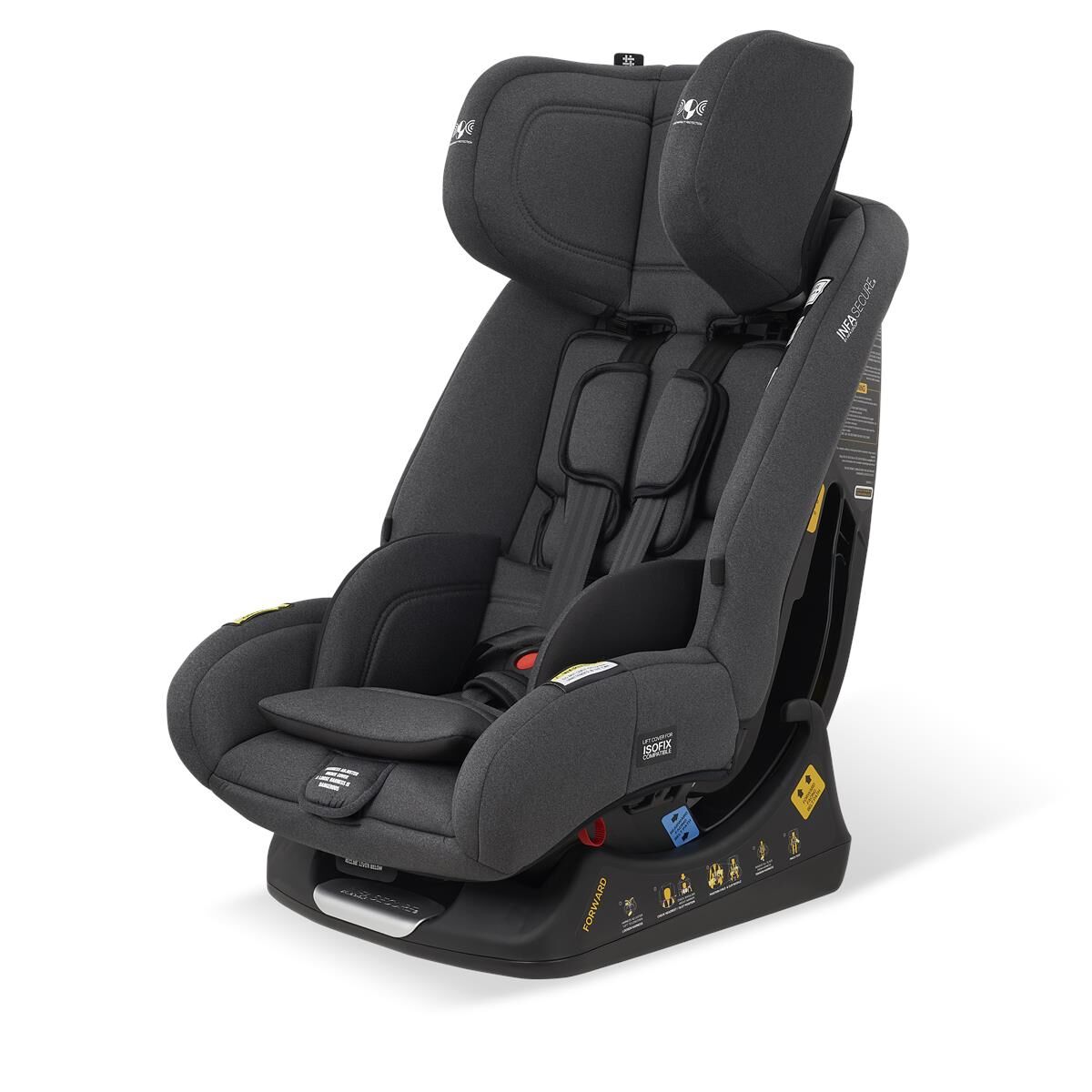 MOMENTUM GO ISOFIX 0 TO 4 YEARS - BLACK FLECK, , scaau_hi-res