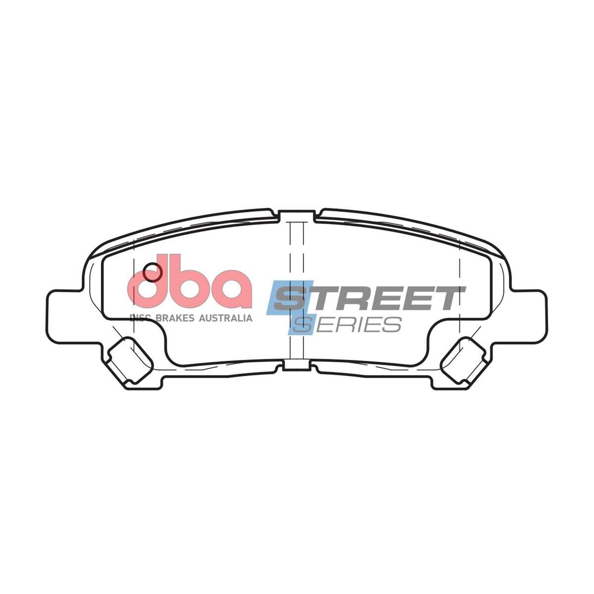 DBA SS STREET SERIES BRAKE PADS [ Toyota Kluger 2007-2014 R ], , scaau_hi-res