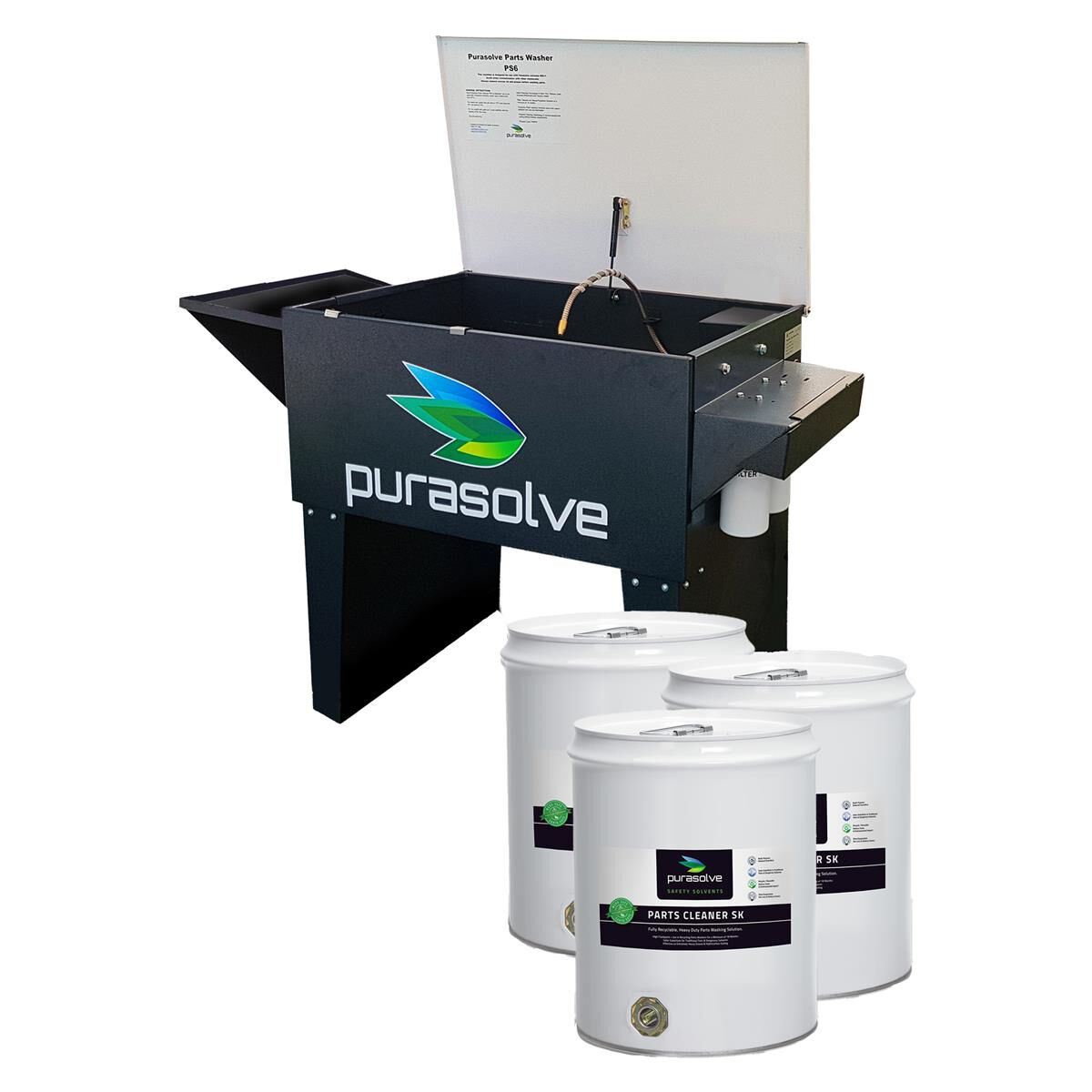 PS6 PARTS WASHER KIT WITH 3 X PARTS CLEANER SK SOLVENT, , scaau_hi-res