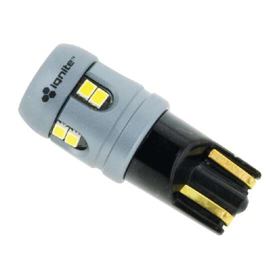 PKT 2 LED SIGNALLING GLOBE12v T10 WEDGE WHITE CANBUS400 LUMENS, , scaau_hi-res