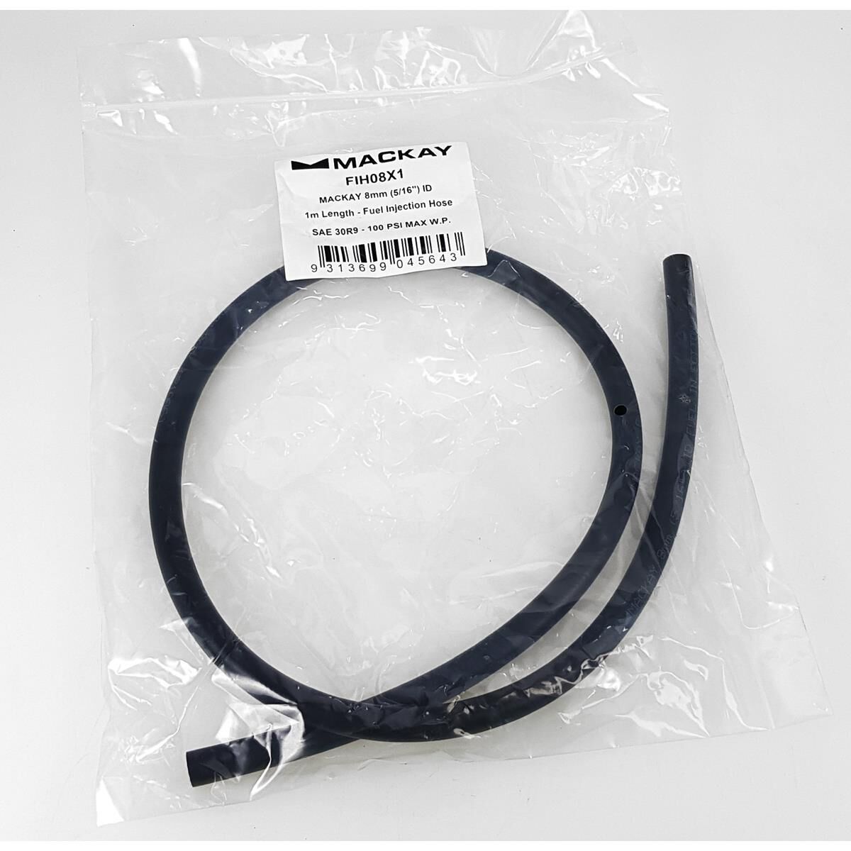8MM (5/16") ID X 1M LENGTH - PACK - FUEL INJECTION HOSE - SAE J30R9 - 100 PSI MAXIMUM WORKING PRESSURE, , scaau_hi-res