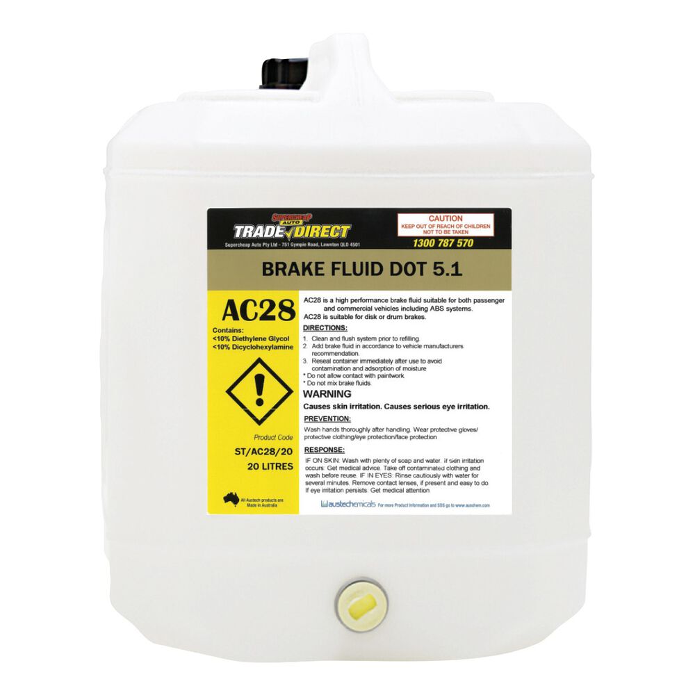 Trade Direct Brake Fluid DOT 5.1 20 Litre Supercheap Auto