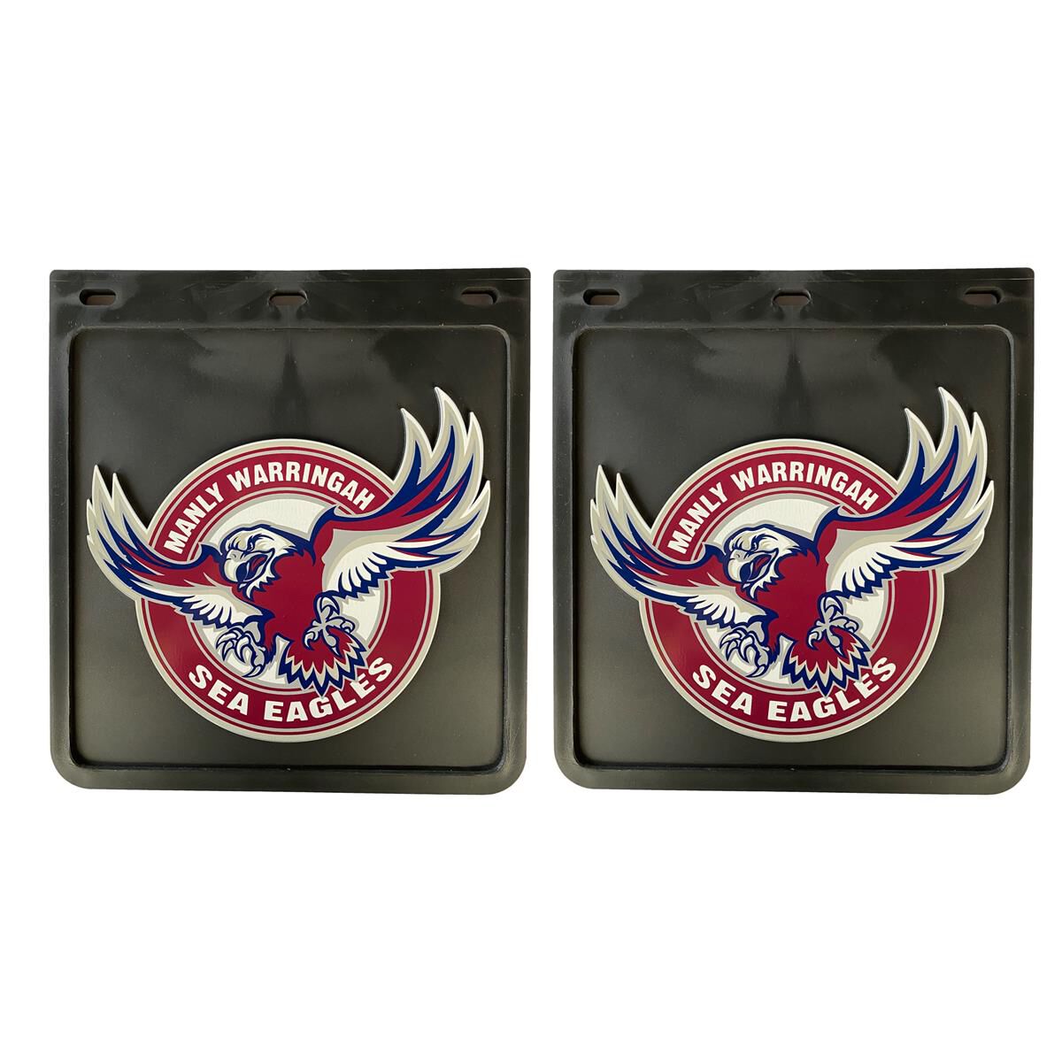 250MM DROP X 230MM WIDTH BLACK MONO MUDFLAP  - MANLY, , scaau_hi-res