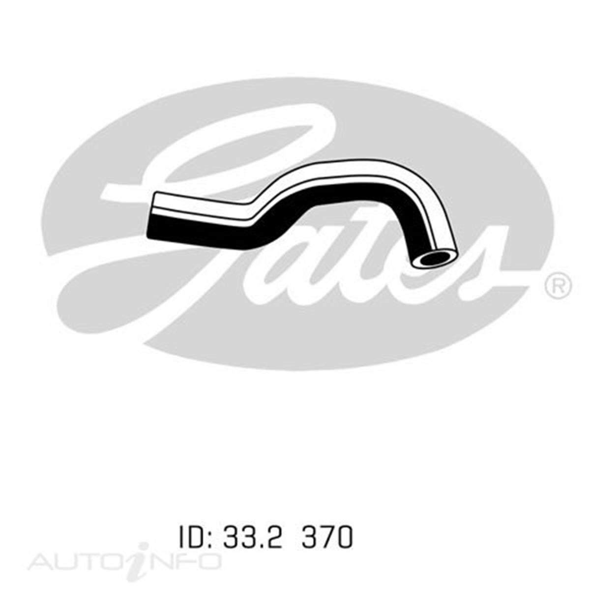 05-2225 GATES RADIATOR HOSE, , scaau_hi-res
