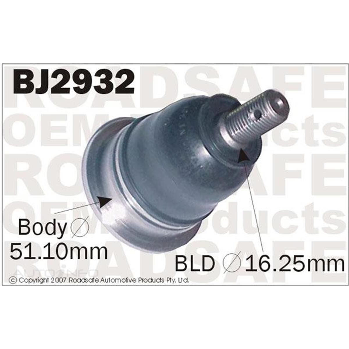 TOYOTA CAMRY/AVALON 00-03 LOWER BALL JOINT, , scaau_hi-res