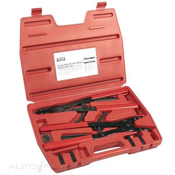 TOLEDO CIRCLIP PLIER SET HD 400MM 14PC, , scaau_hi-res