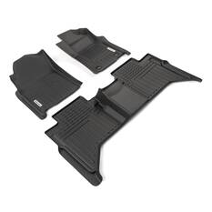 DEEP DISH FLOOR LINERS FOR TOYOTA HILUX 2015+ DUAL CAB AUTO FULL SET, , scaau_hi-res