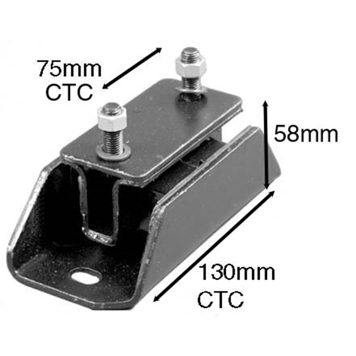 Engine Mount Rear - HOLDEN RODEO TF - 2.8L I4 Turbo DIESEL - Manual & Auto, , scaau_hi-res