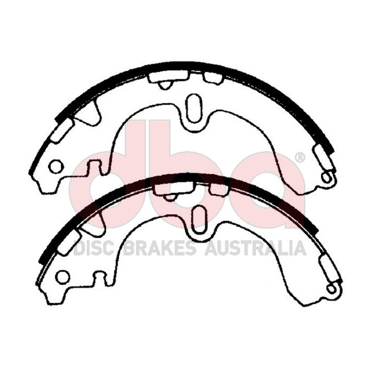 Street Series Brake Shoes [Holden Nova/Toyota Corolla 200mm], , scaau_hi-res