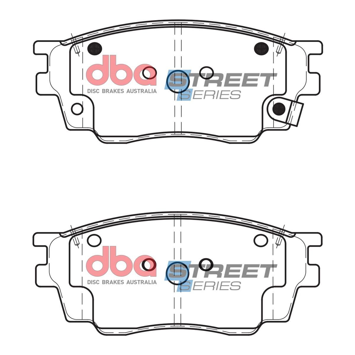 DBA SS STREET SERIES BRAKE PADS [ Mazda 6 GG 2.3L 2002-2014 F ], , scaau_hi-res
