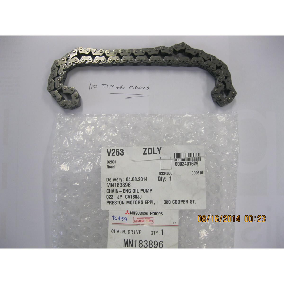 MITSU 4B11 'TIMING OIL PUMP CHAIN 76L', , scaau_hi-res