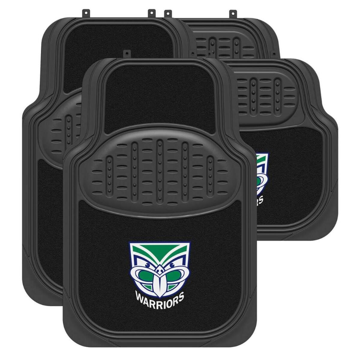 NRL FLOOR MATS - NEW ZEALAND WARRIORS, SET OF 4 - CMNRL-WAR25, , scaau_hi-res