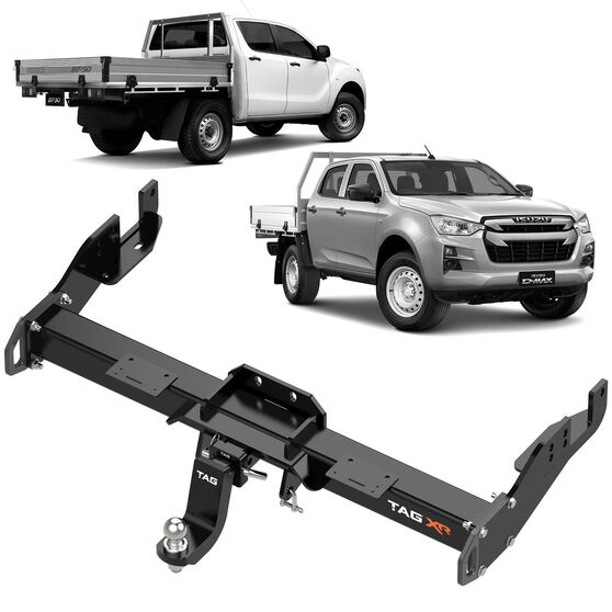 ISUZU D-MAX TRAYBACK 3500/350 WITH RECOVERY POINTS EXTREME RECOVERY TOWBAR, , scaau_hi-res