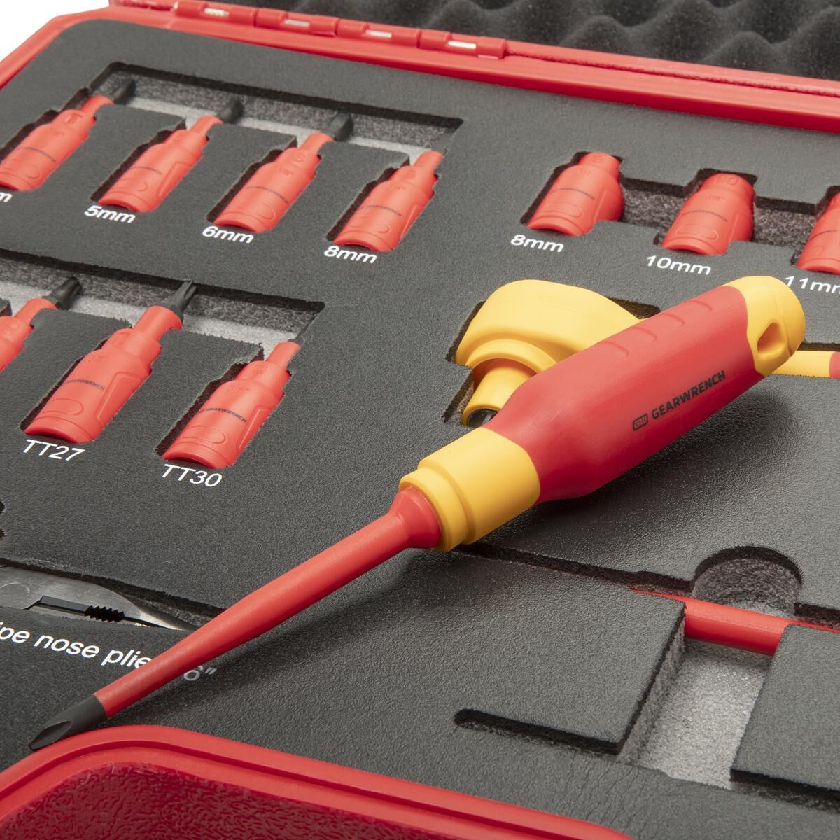 20 PIECE 3/8" DRIVE VDE INSULATED TOOL SET, , scaau_hi-res