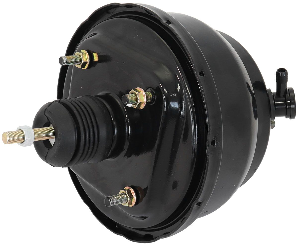 GM BRAKE BOOSTER 8" BLACK DUAL DIAPHRAM, , scaau_hi-res