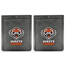355MM DROP X 300MM WIDTH BLACK MONO MUDFLAP  - TIGERS, , scaau_hi-res