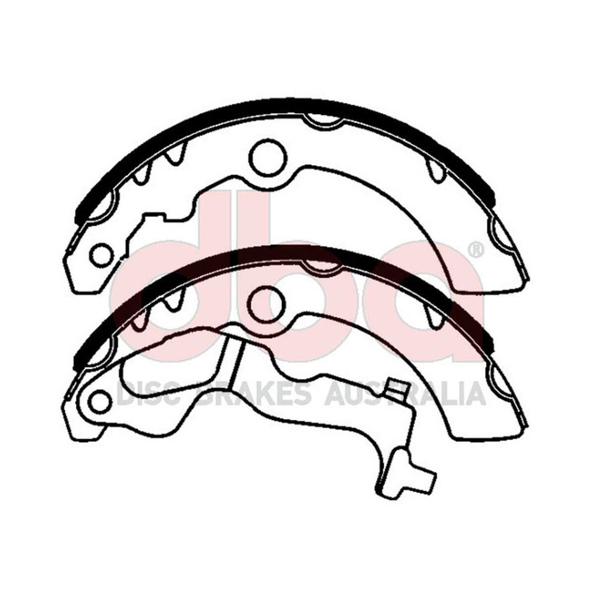 Street Series Brake Shoes [Suzuki Alto 180mm], , scaau_hi-res