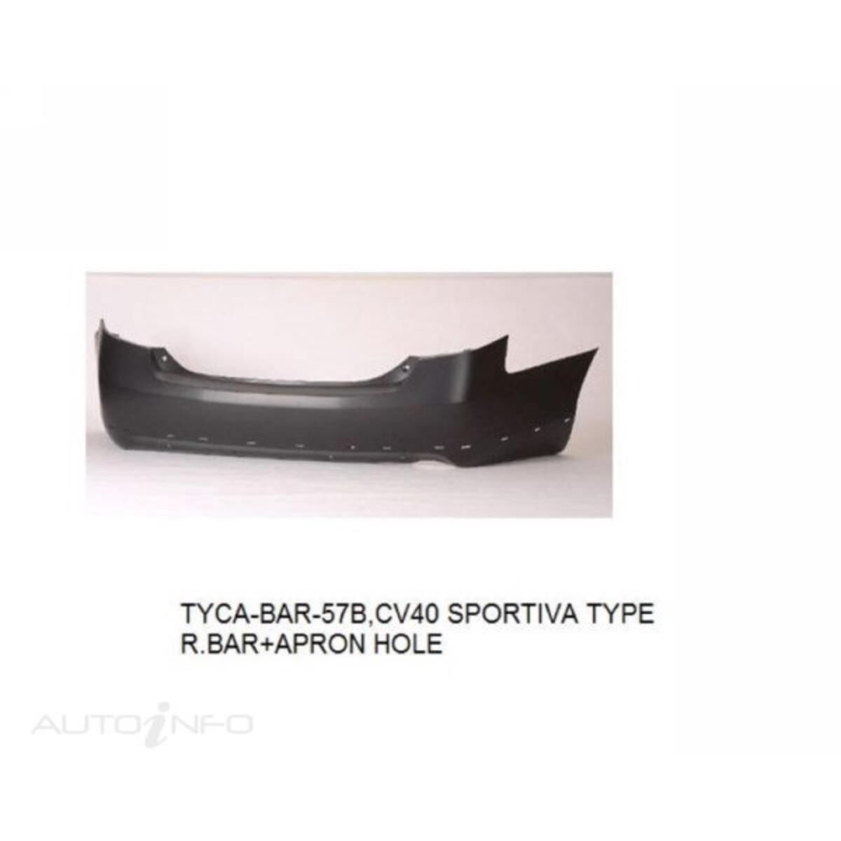 TOYOTA CAMRY SPORTIVO  CV40  07/2006 ~ 06/2009  REAR BUMPER BAR COVER, , scaau_hi-res