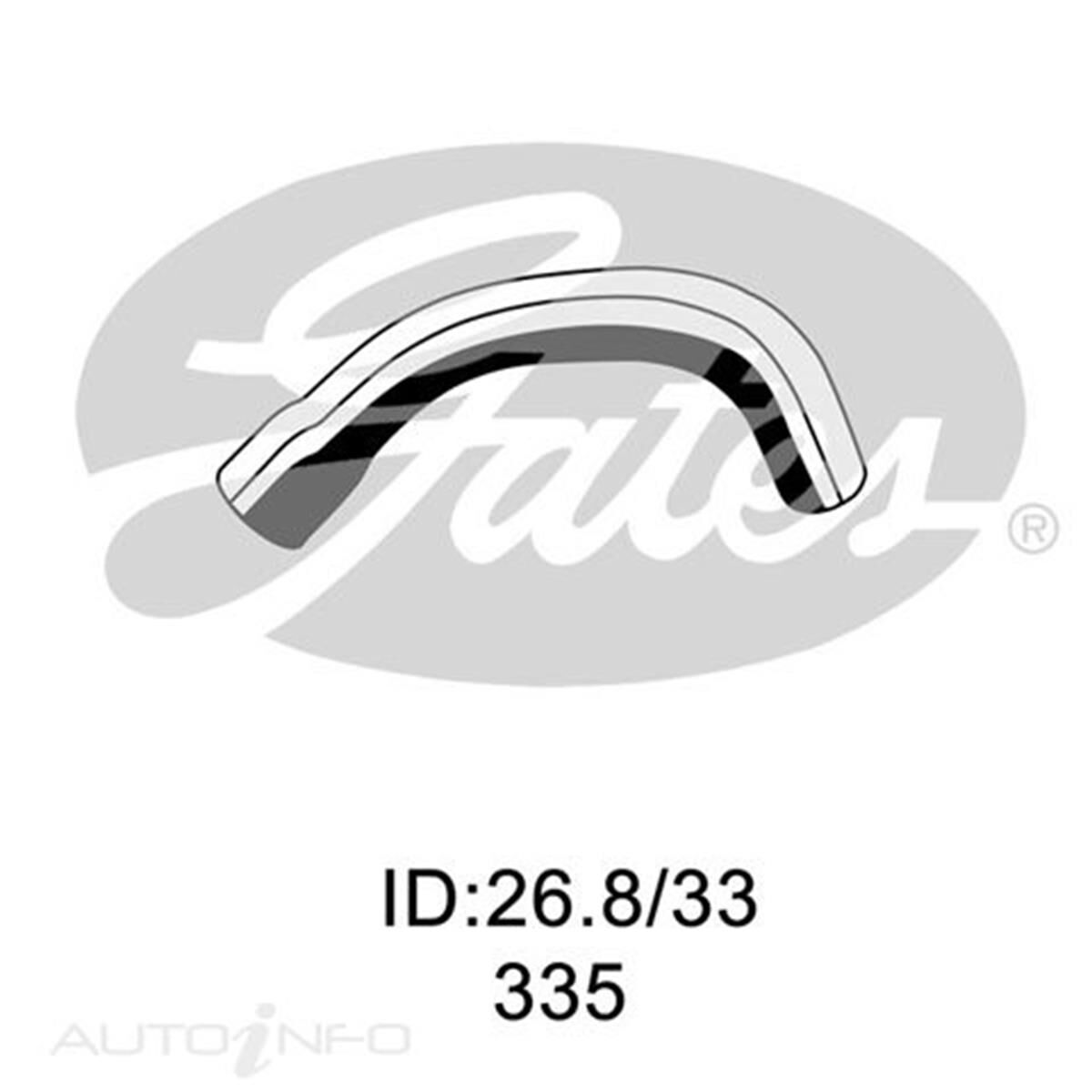 05-2189 GATES RADIATOR HOSE, , scaau_hi-res