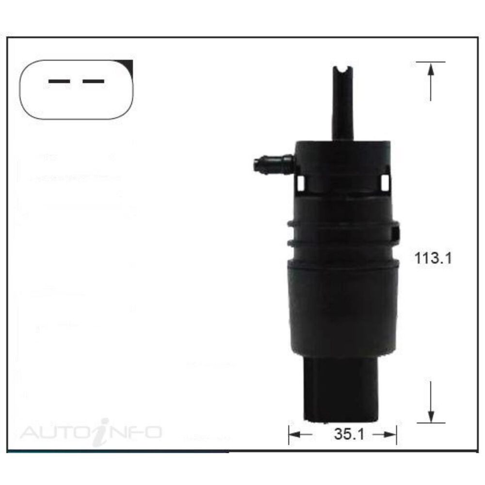 Nice Windscreen Washer Pump NWP1288 Supercheap Auto