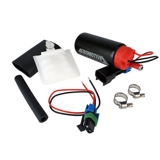 STEALTH 340 E85 FUEL PUMP 340 LPH OFFSET INLET / OFF OUT, , scaau_hi-res