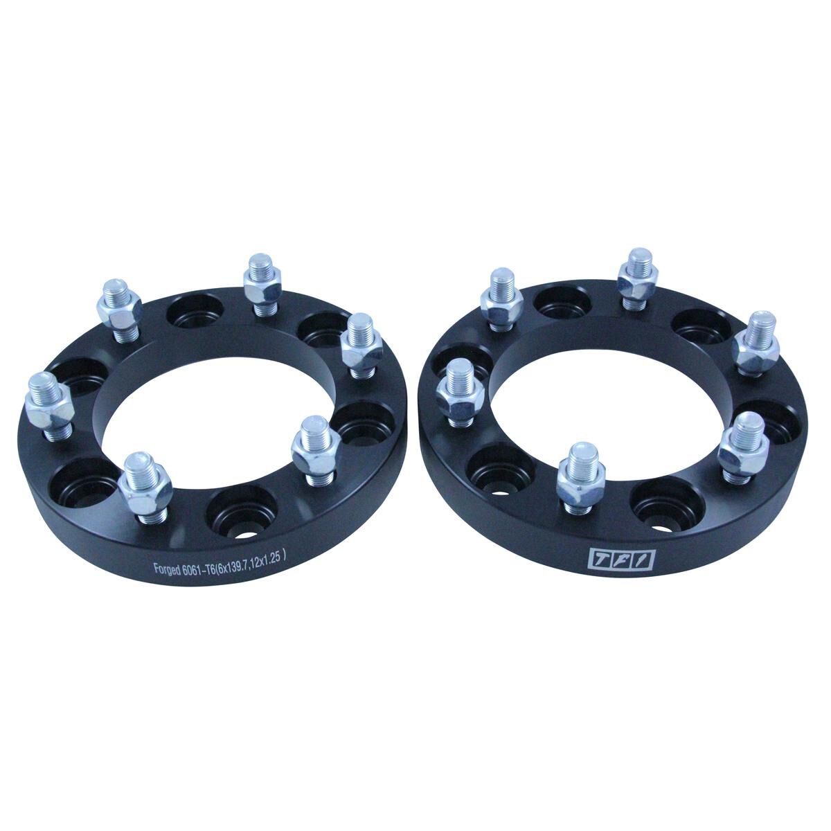 Wheel Spacer Kit 25mm Thick Size 6x139.7 12x1.25 Stud, , scaau_hi-res