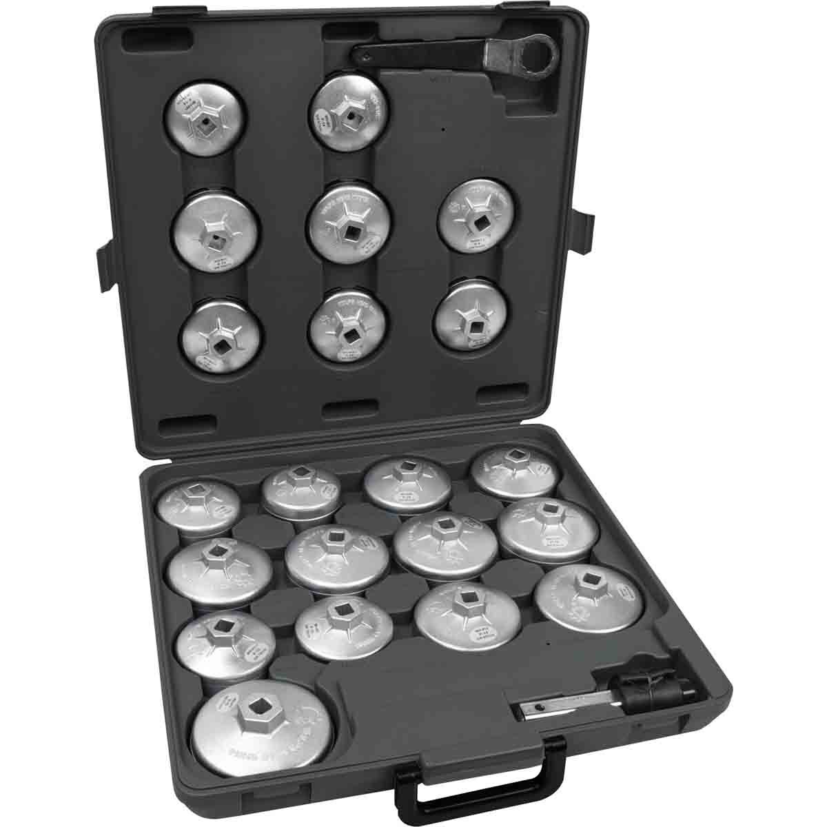 TOLEDO OIL FILTER WRENCH SET 21PC, , scaau_hi-res