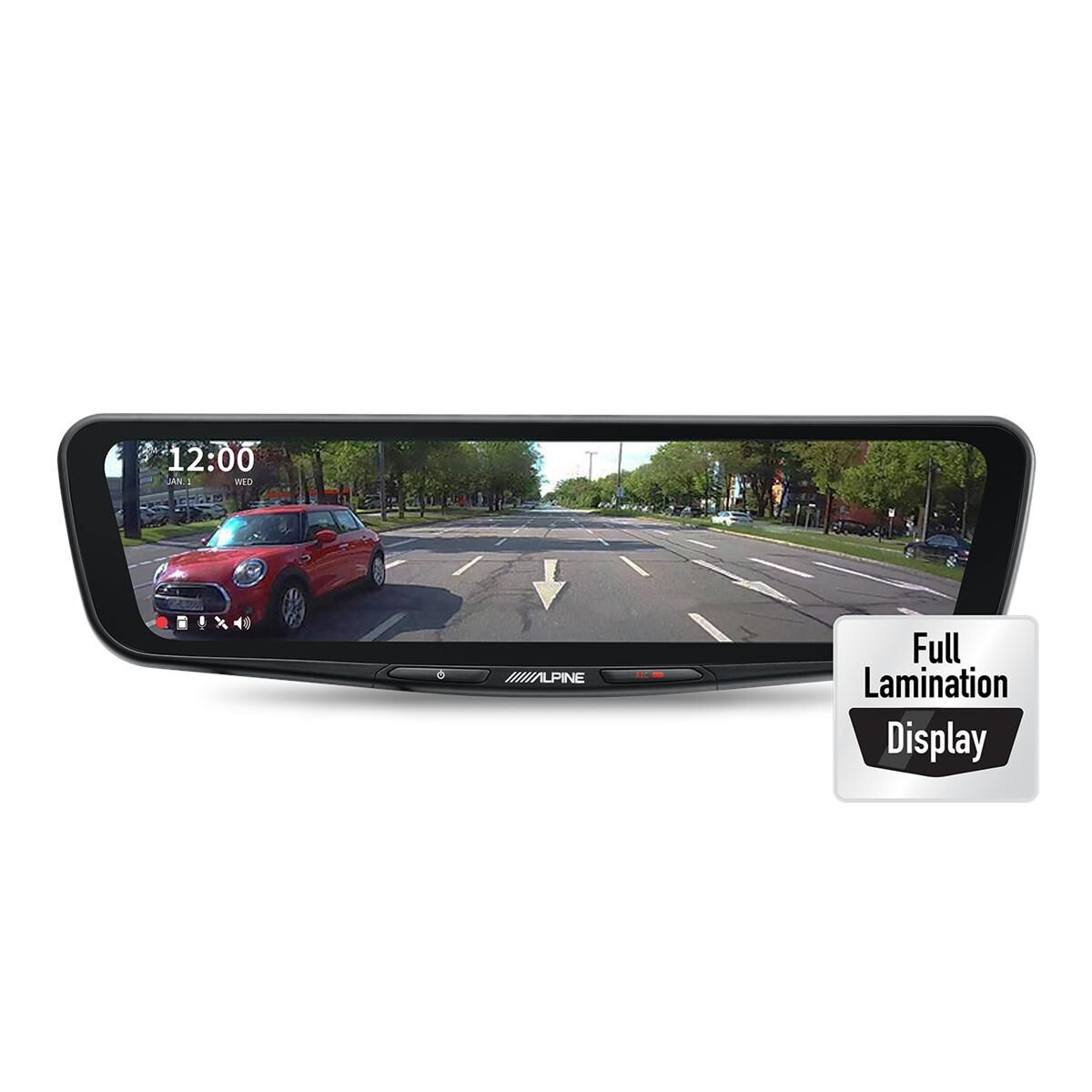 10" DIGITAL E-MIRROR WITH FRONT & REAR DVR CAMERA, , scaau_hi-res