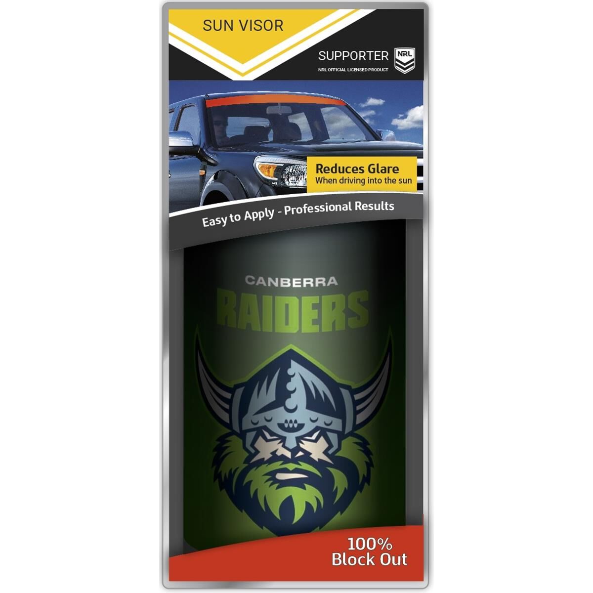 RAIDERS ITAG SUN VISOR RADIANT DESIGN, , scaau_hi-res