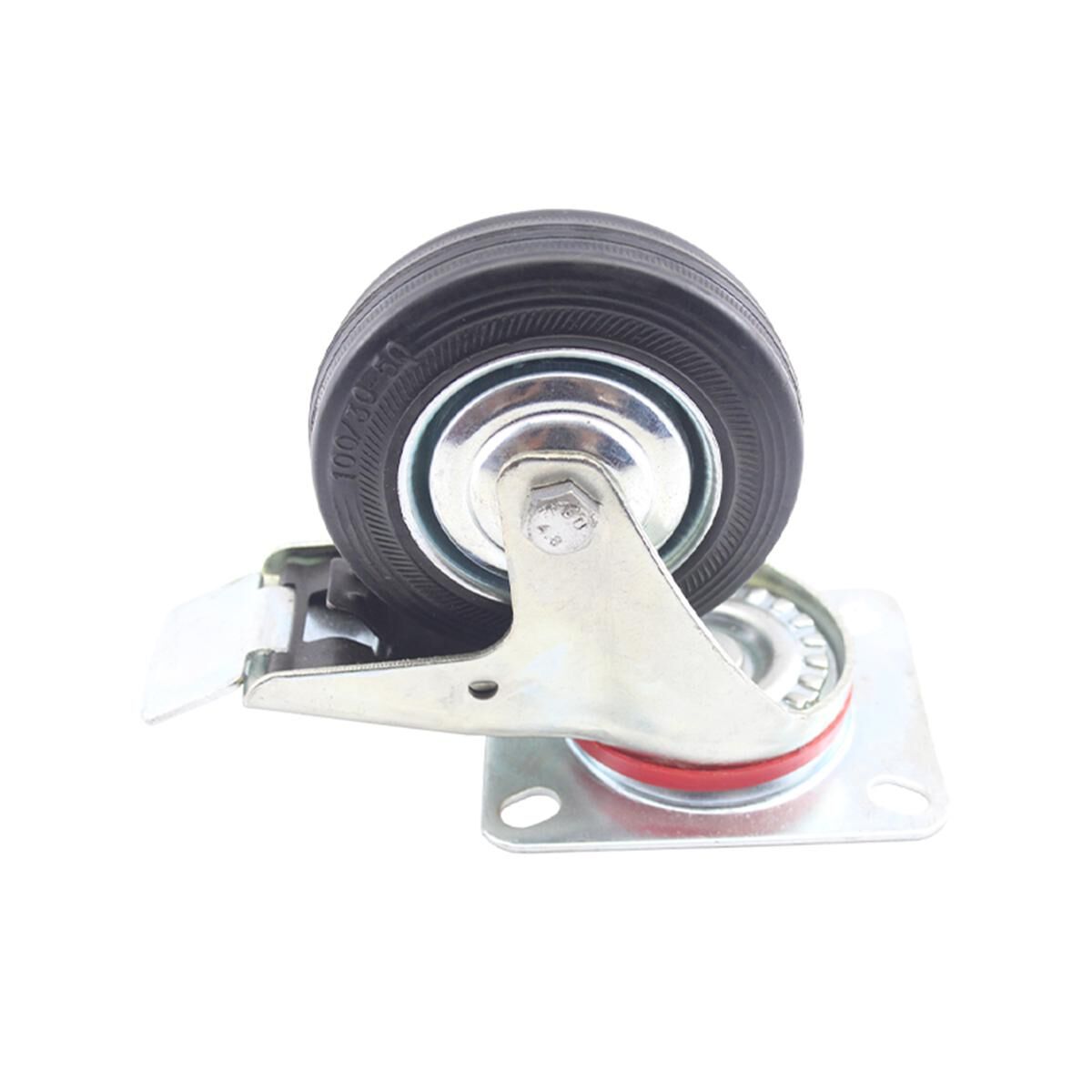 Sunrise Casters 4&Prime; General Purpose Swivel Braked, , scaau_hi-res