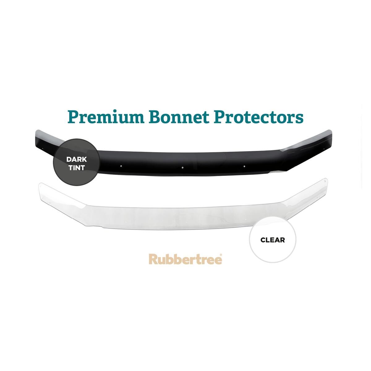 RubberTree Bonnet Protector & Fitting Kit for Holden Rodeo RA 2003-2006 - H295B, , scaau_hi-res