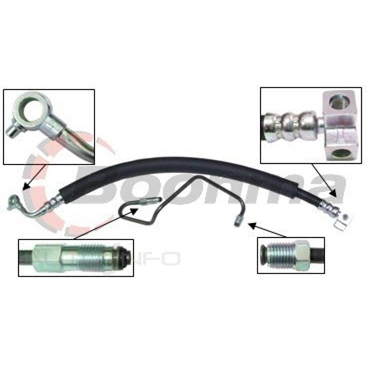 X-TRAIL T30 2.5L 01-07 PS HOSE, , scaau_hi-res