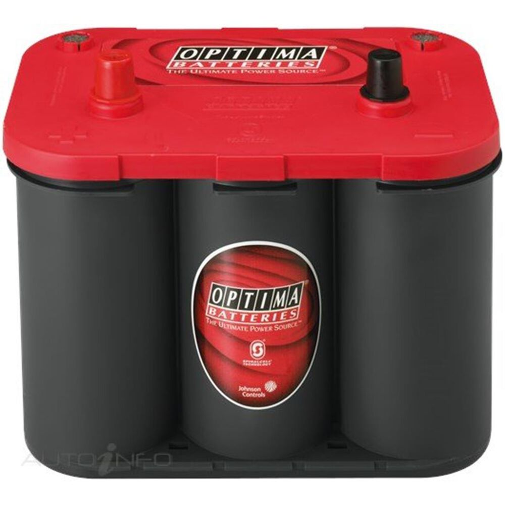 Optima Red Top AGM Car Battery 34 - 800CCA, 50Ah, MF, 12V ...