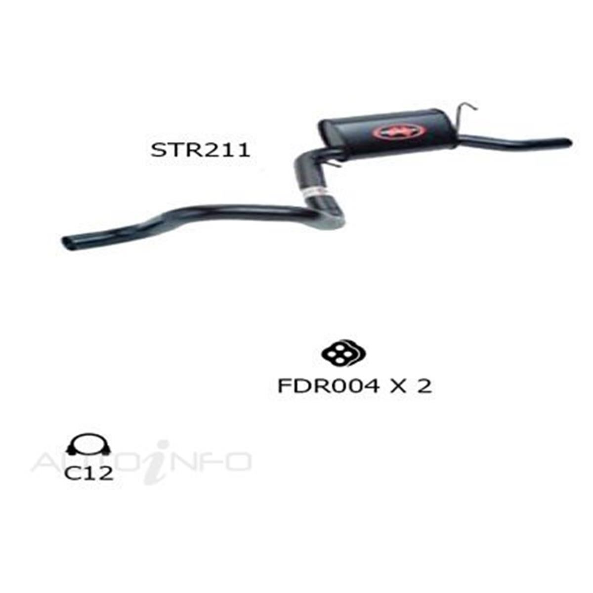 FORD FALCON EA-AU SEDAN 2 1/2' REAR ASS, , scaau_hi-res